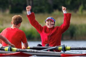 Lichte eerstejaars acht van Laga wint op de Raceroeiregatta 17-5-2025