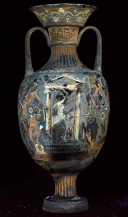 Grieks-aardewerk-UV-fluorescentie Rijksmuseum voor Oudheden