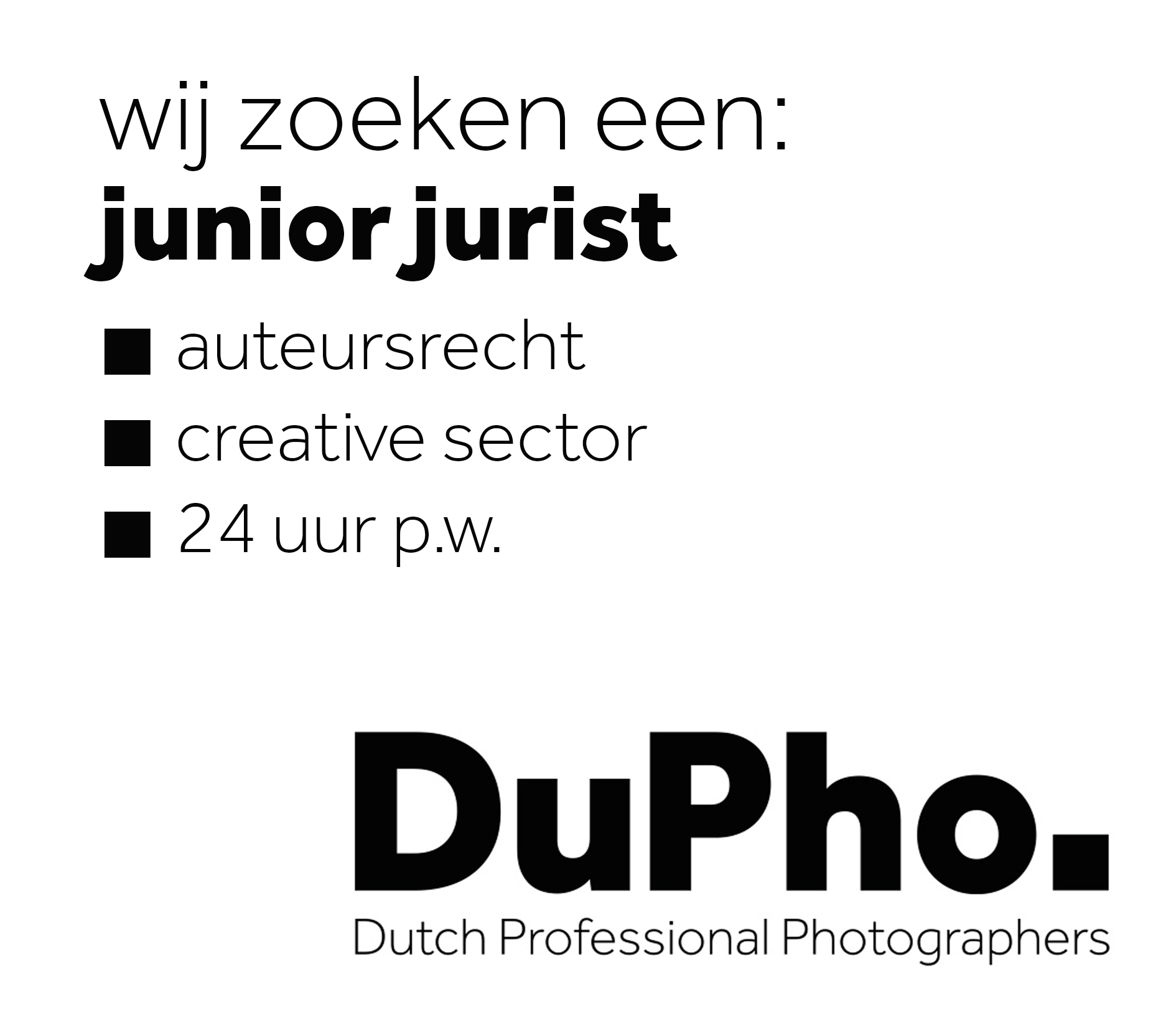Dupho Vacature Banner
